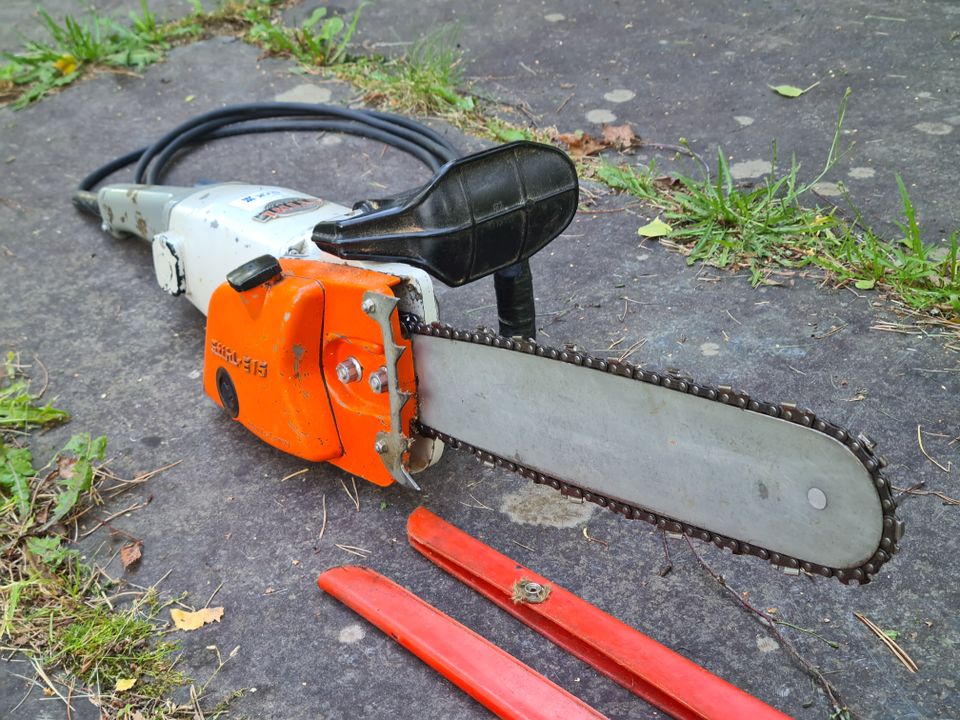 Sähkömoottorisaha stihl 1203 toimiva!