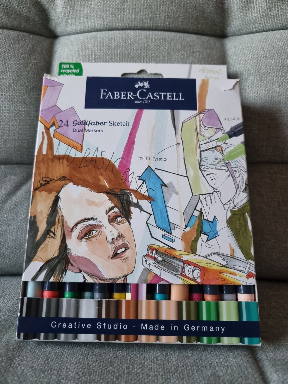 Faber-Castell 24 goldfaber sketch dual markers