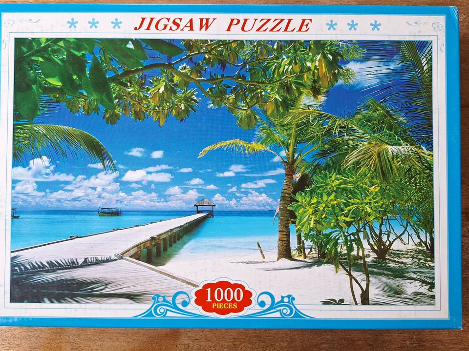 Jigsaw puzzle 1000 palaa ranta