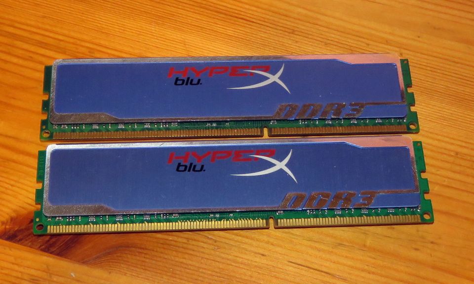 4 GB (2x2GB) DDR3 1600 Mhz Kingston HyperX Blu