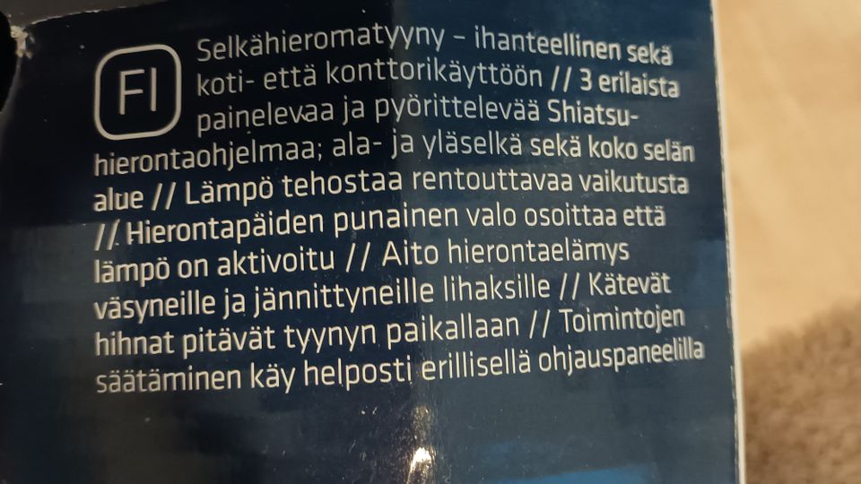 OBH NORDICA SELKÄ HIEROMATYYNY