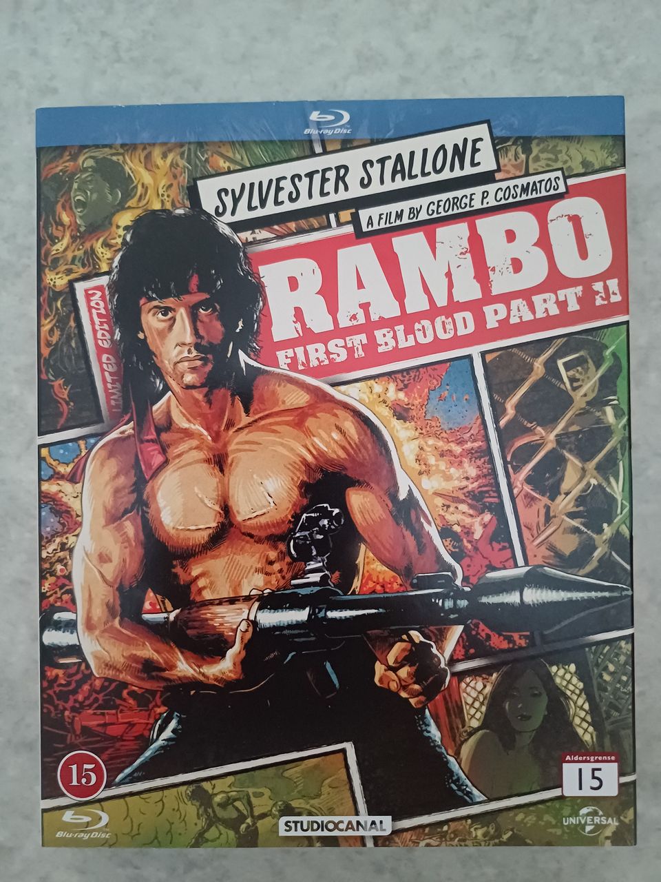 Rambo First Blood Part II (Comic Book Cover edition -Blu-Ray)