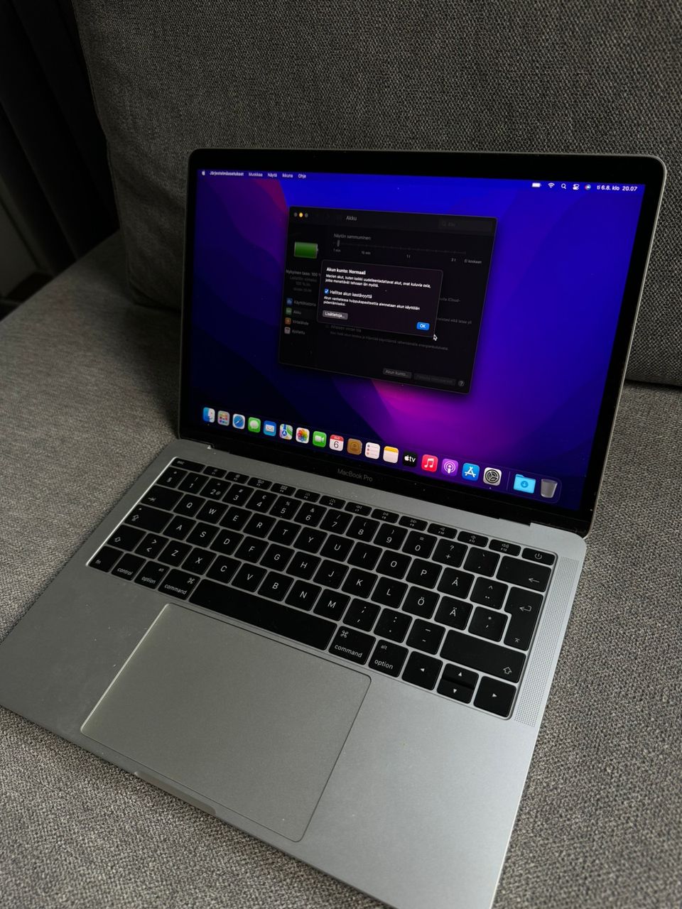 Apple MacBook Pro 2016 / Kunto erinomainen