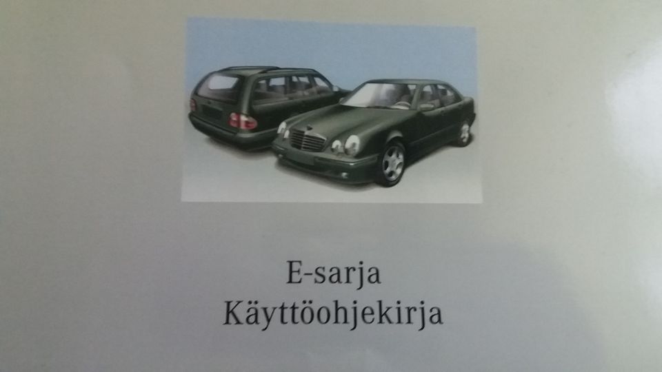 MB E-sarjan käyttöohjekirja