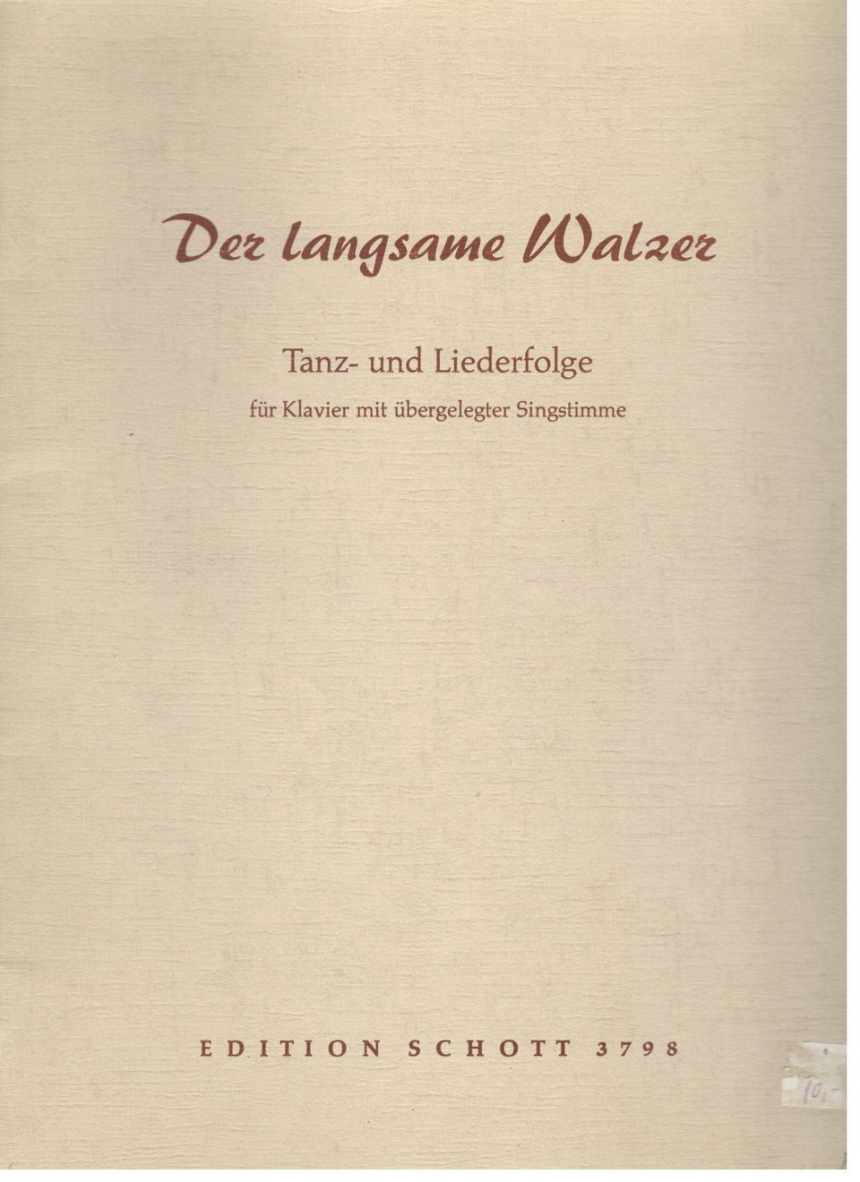 Der langsame Walzer