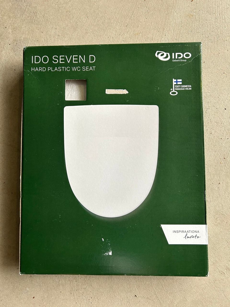 IDO Seven D -WC-istuinkansi, kova