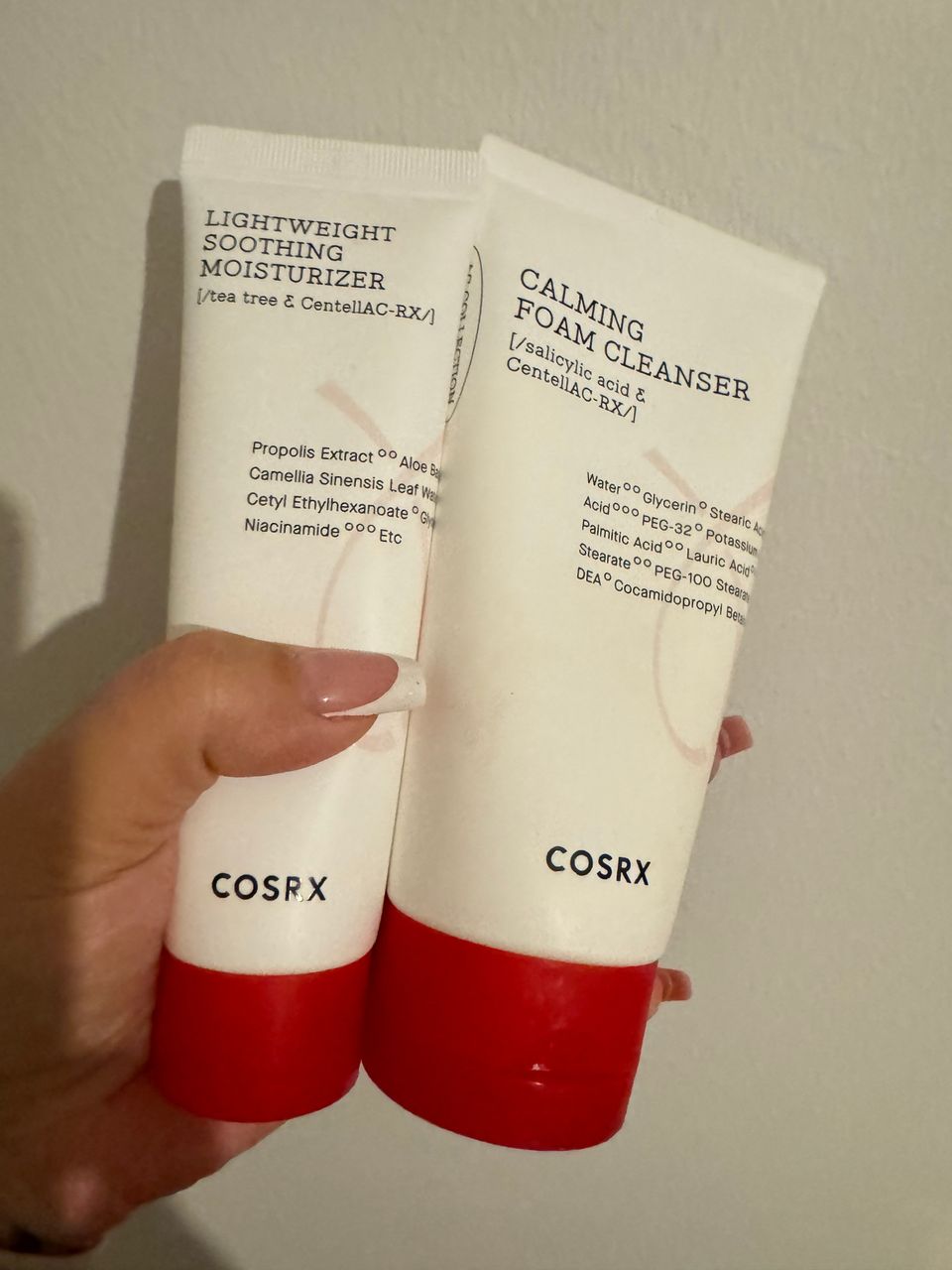 COSRX cosrx calming soothing moisturizer & calming foam cleanser