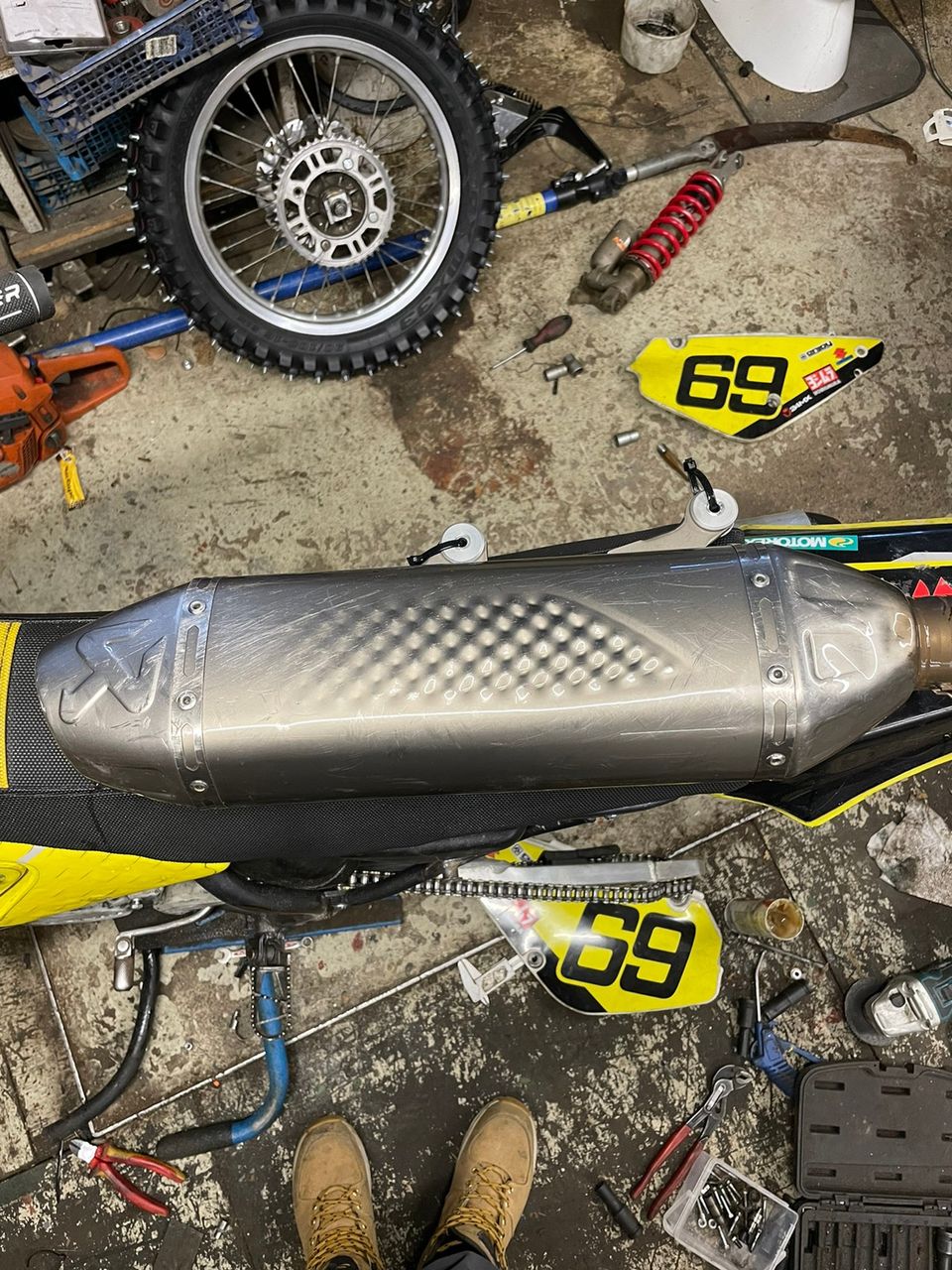 KTM/HUSQVARNA/GASGAS Akrapovic vaimennin EXCF/FE/EC 250-450