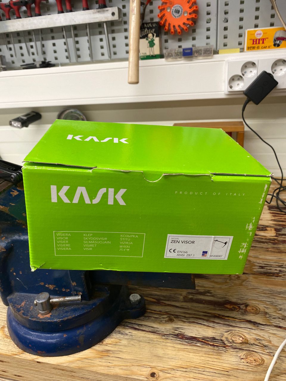 Kask kypärän visiiri