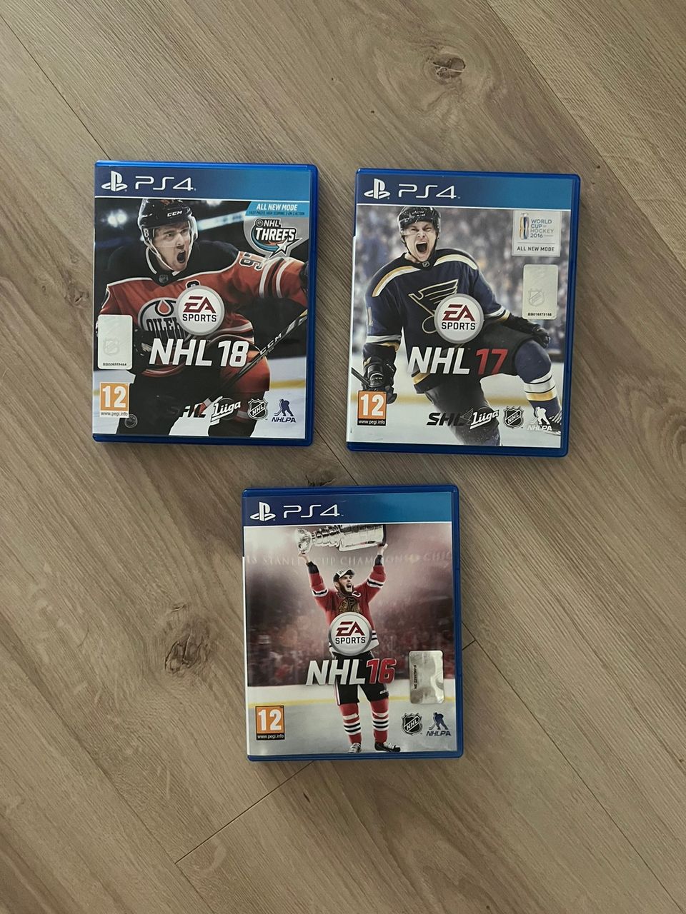 NHL-16, NHL-17, NHL-18 pelit Playstation 4