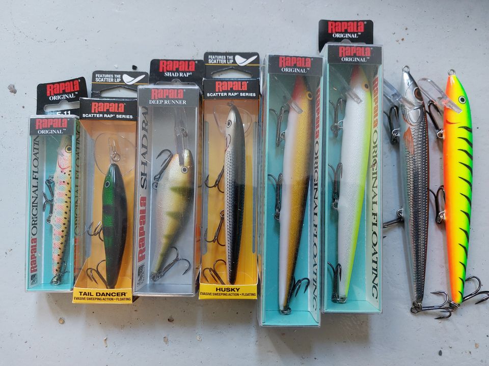 Rapala 8kpl