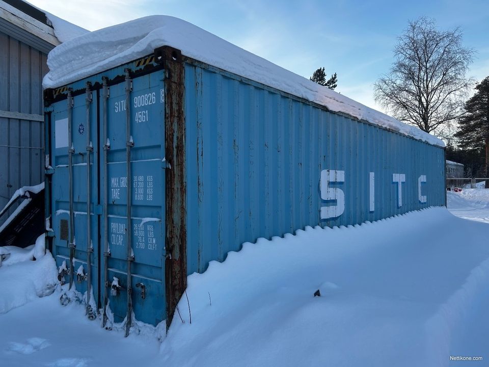 Vuokrataan hyväkuntoinen täyskorkea 2,98m ja12 metriä pitkä merikontti 40HC