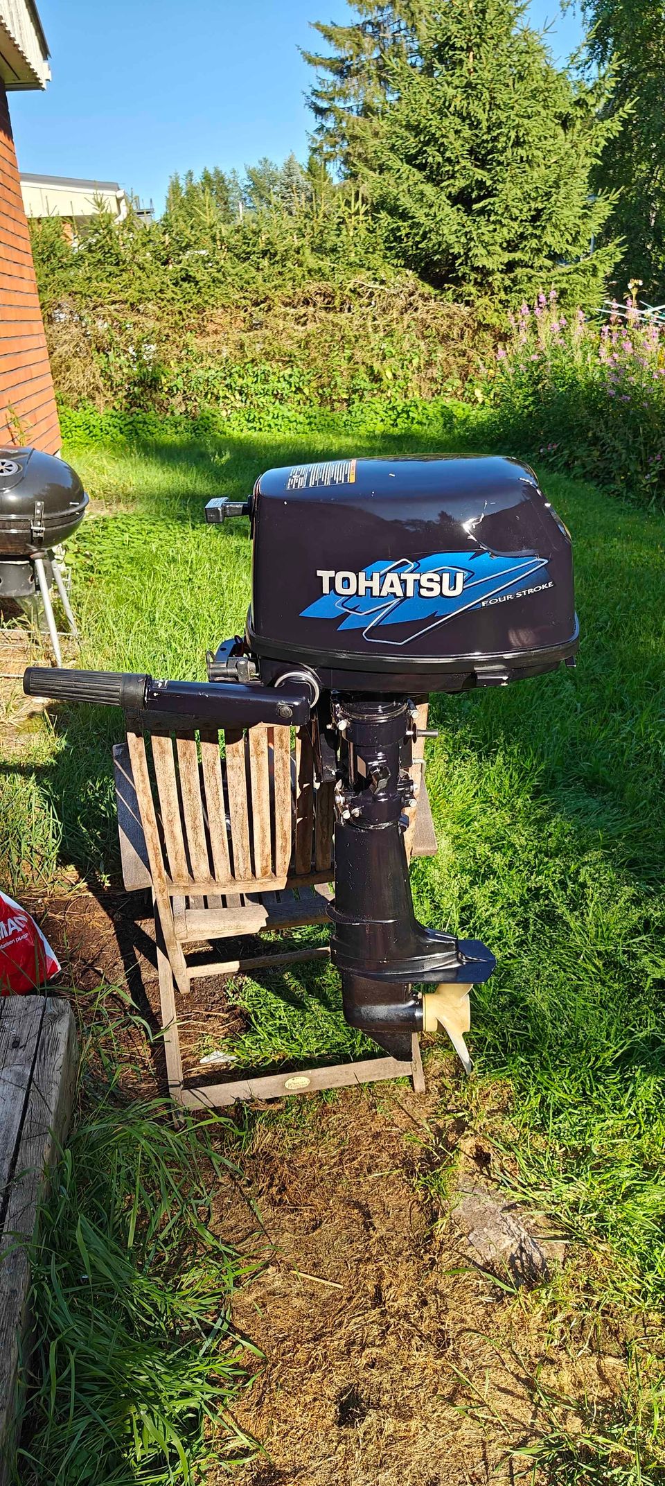 Perämoottori Tohatsu MFS5BS 5HP 4 Tahti VM 2007