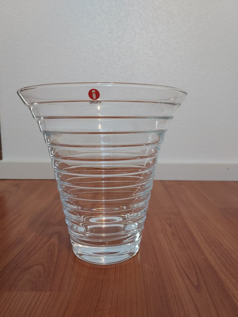 Iittala Aino Aalto maljakko kirkas