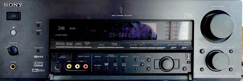 SONY STR-DB1080 monikanavavahvistin