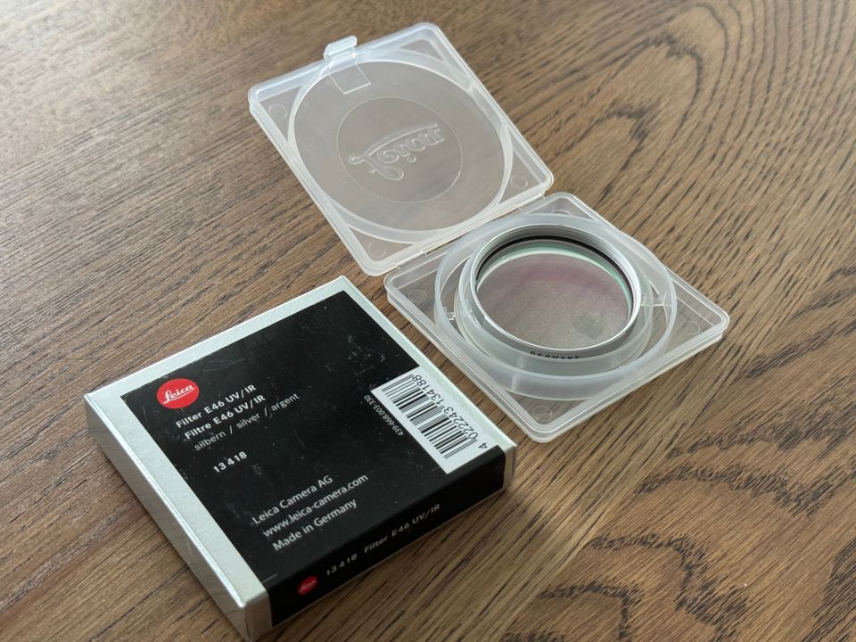 Leica suodatin E 46 UV/IR silver, 46mm