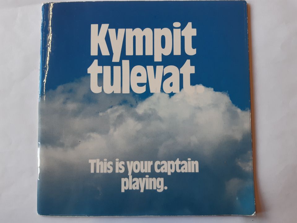 FINNAIR mainoslevy vuodelta 1974 DC Kympit