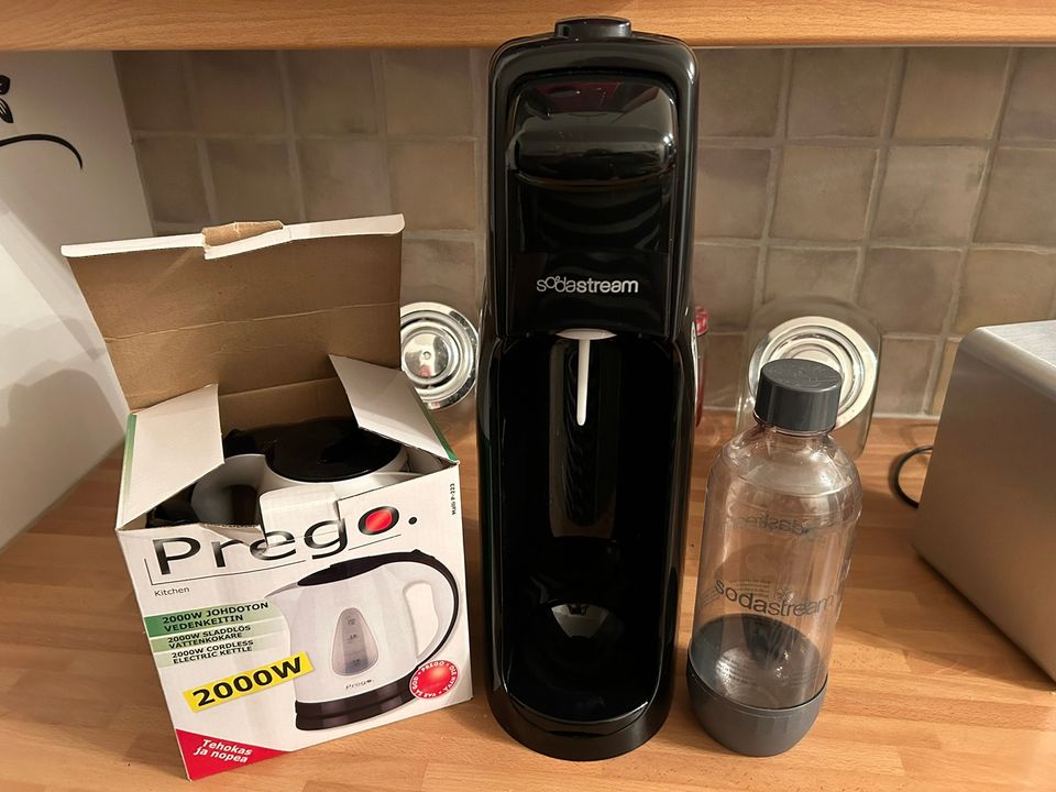 Vedenkeitin ja soda stream