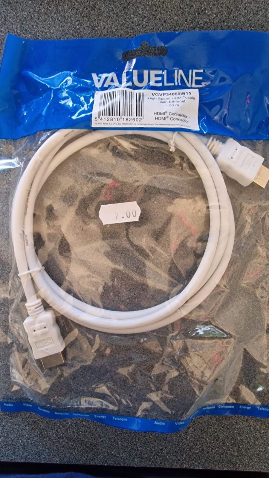 HDMI-kaapelit, 1.5 m ja 2 m