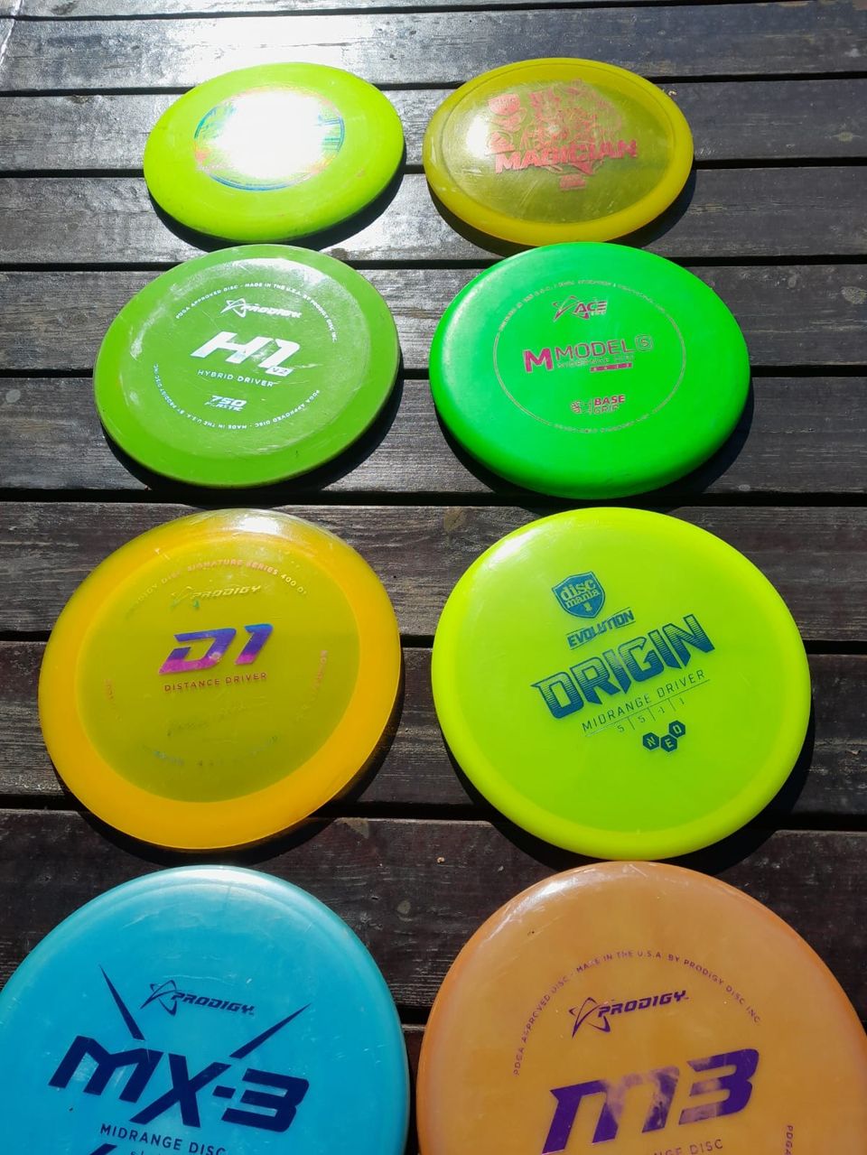 Frisbeegolf setti