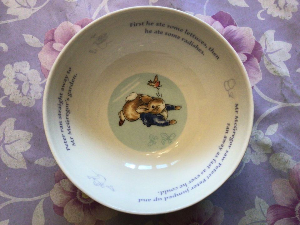 Wedgwoodin Peter Rabbit/ Petteri Kaniini murokulho Beatrix Potter