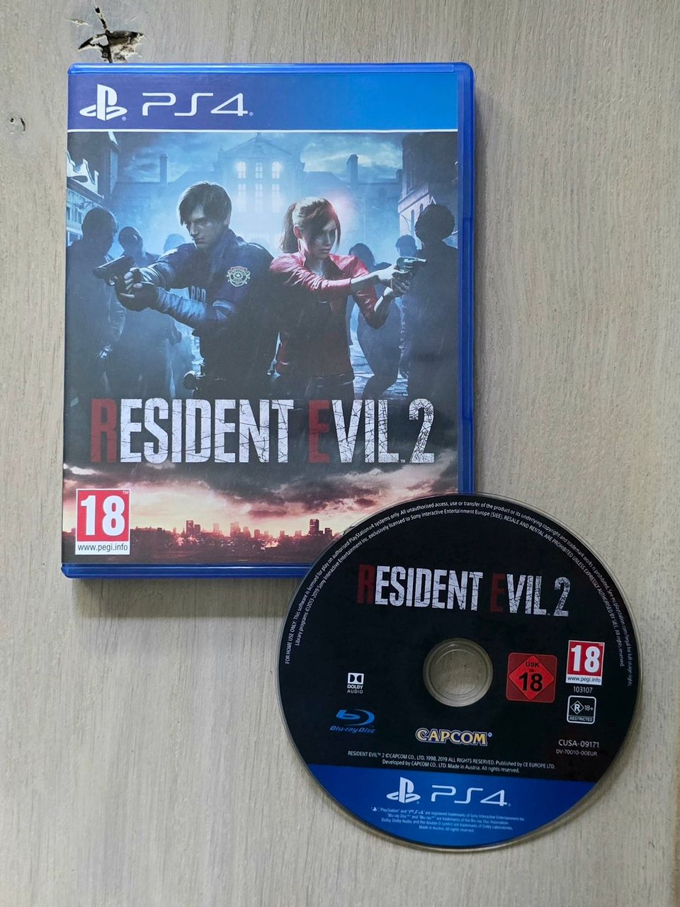 Resident Evil 2 Remake PS4-peli