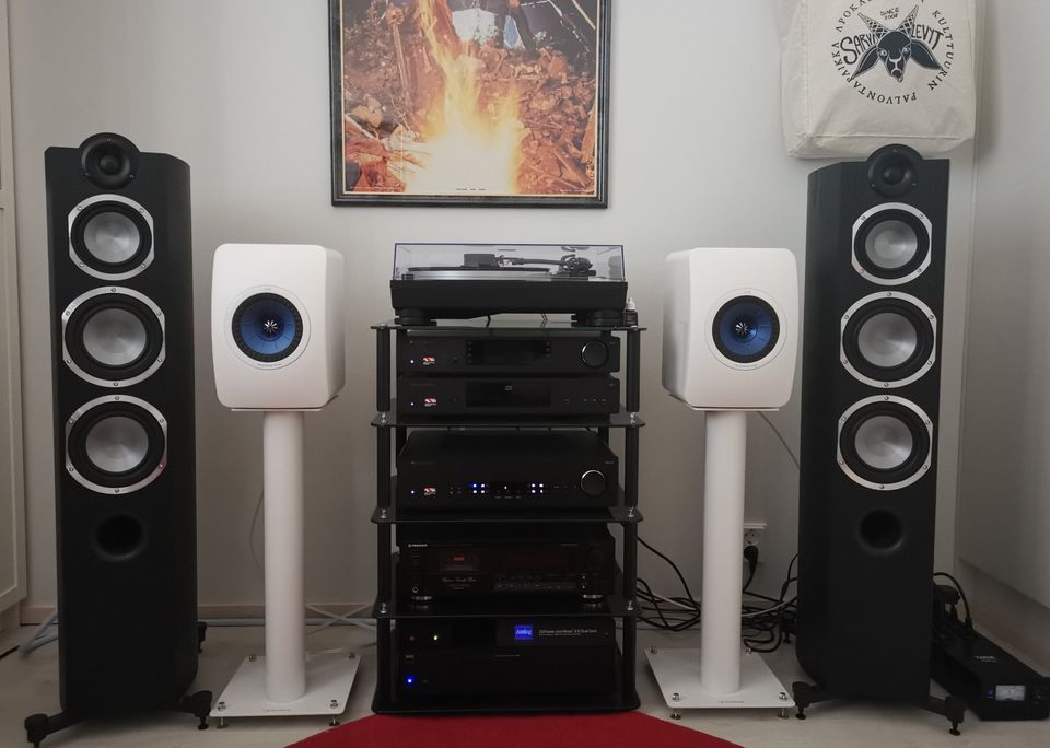 Kef LS50 + Norstone Stylum 2