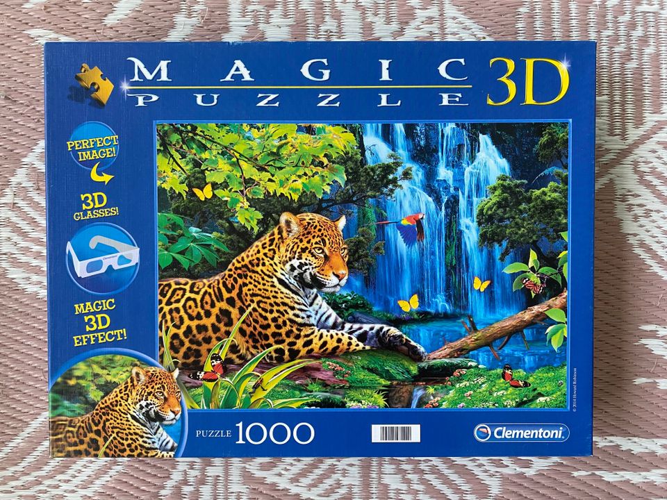 Palapeli 1000 palaa Jaguar jungle