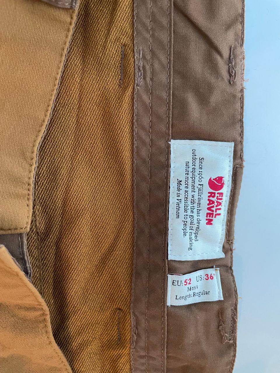 Fjallraven KEB TROUSERS M REG Miehet - Vaellushousut Size C52