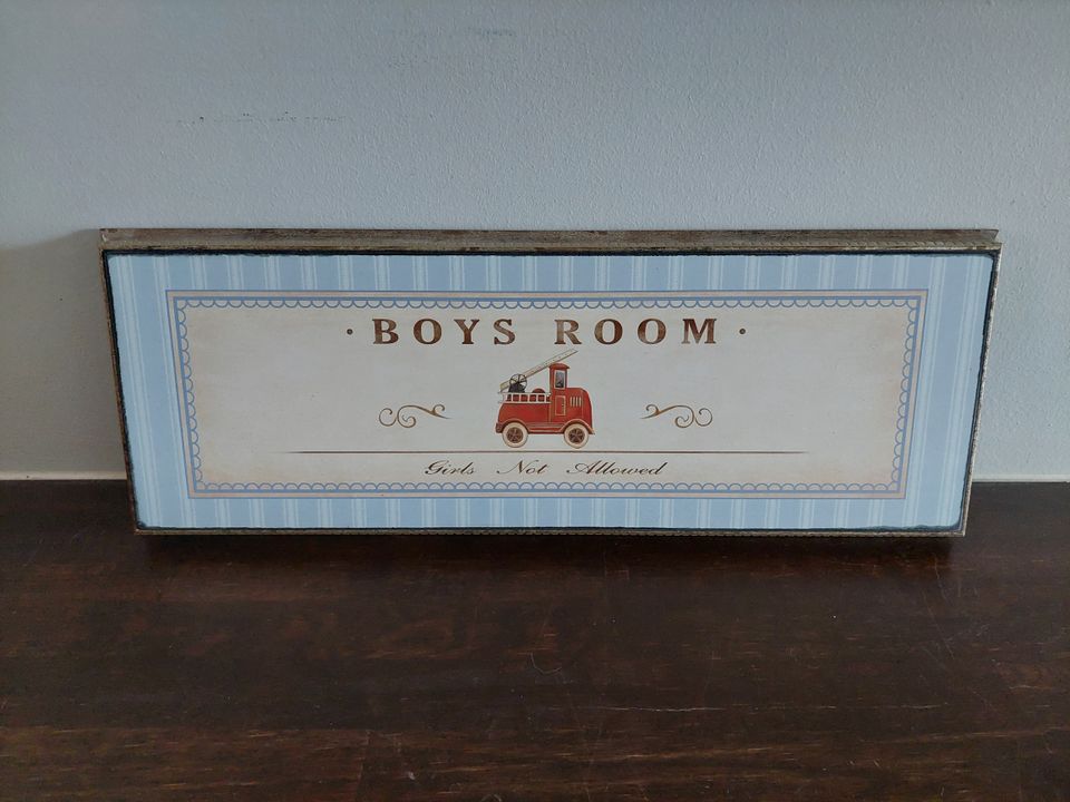 Boys room - kyltti