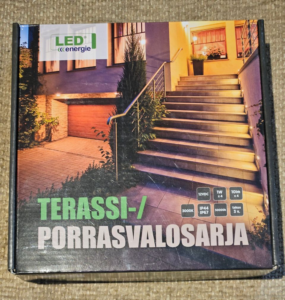 Porrasvalosarja led - terassivalot