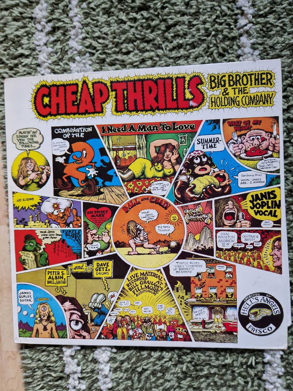 Big Brother & The Holding Company  – Cheap Thrills LP Janis Joplin