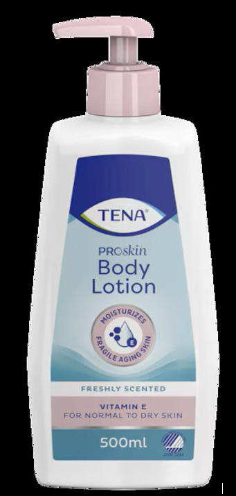 TENA ProSkin Body Lotion Kosteusemulsio 500 ml (seniorituote)