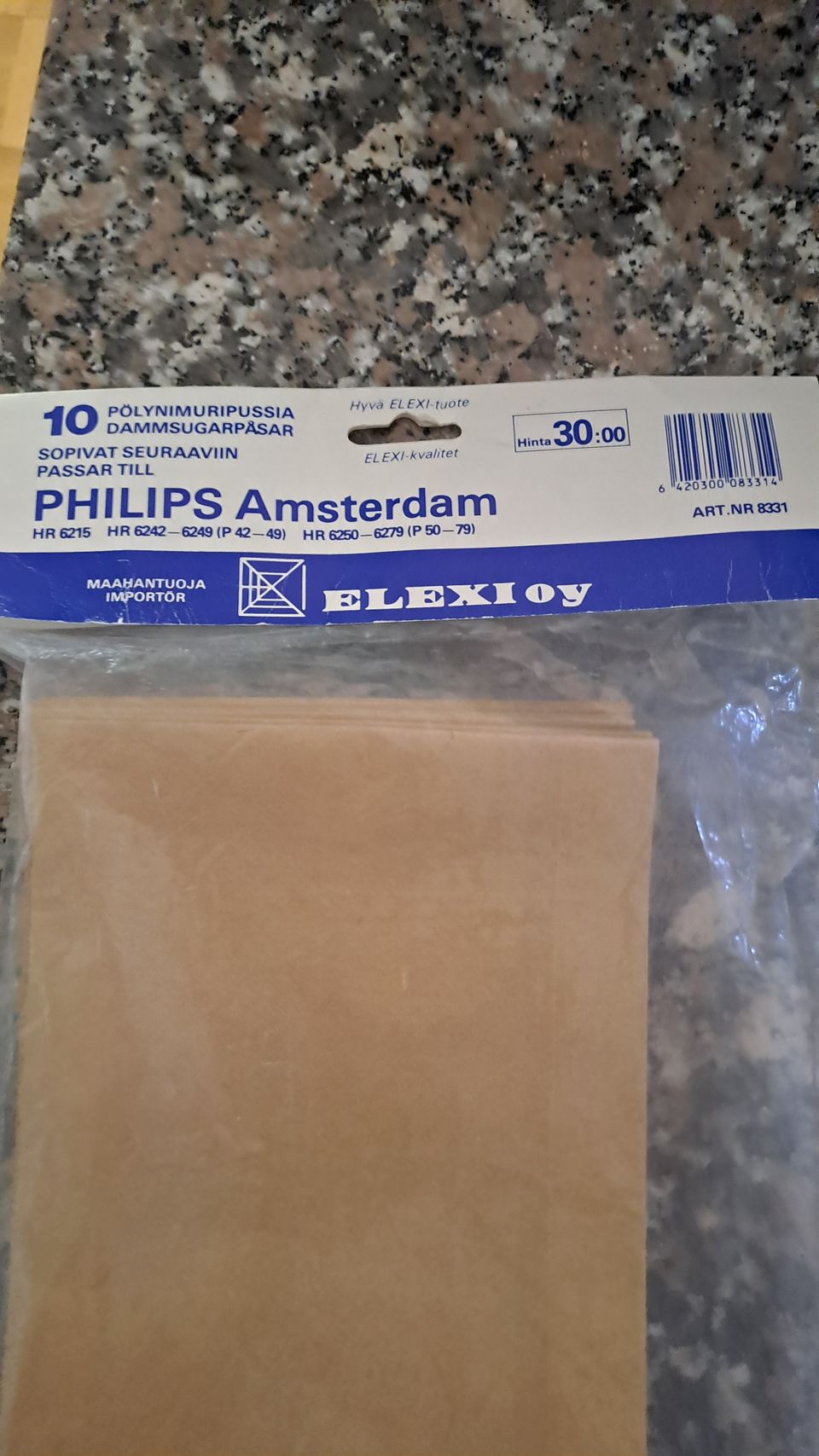 Pölypusseja PhilipsAmsterdam