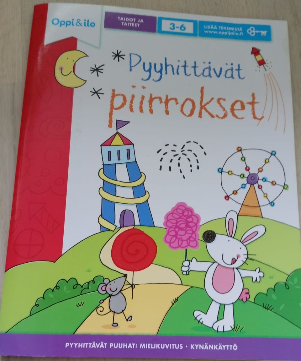 Pyyhittävät piirrokset, Oppi & Ilo