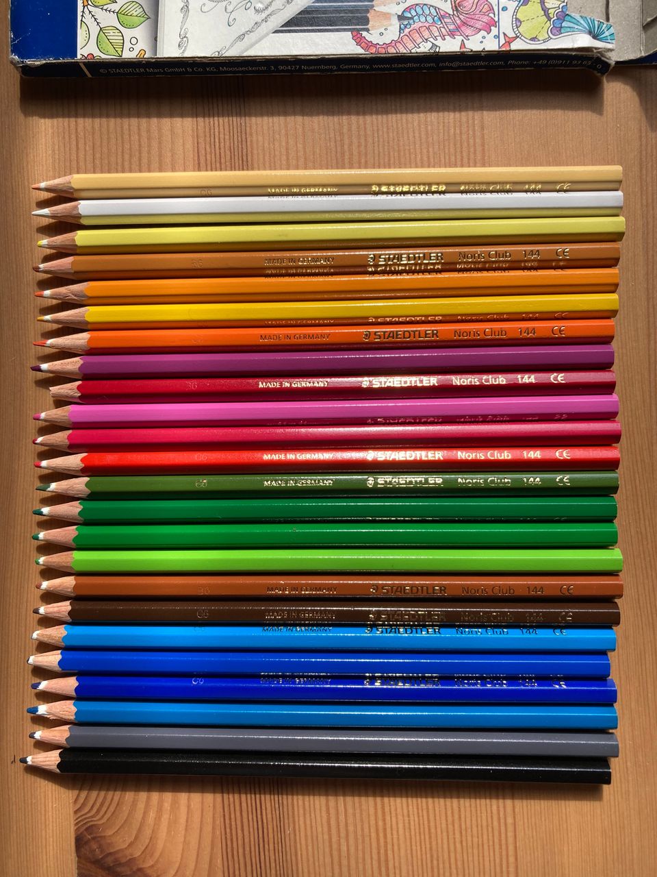 Puuvärit 24 kpl Staedtler