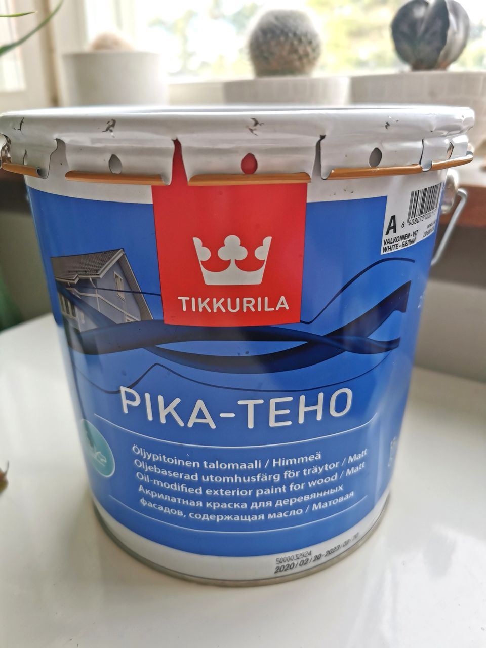 Pika-Teho Talomaali 2,7l A valkoinen, 65%