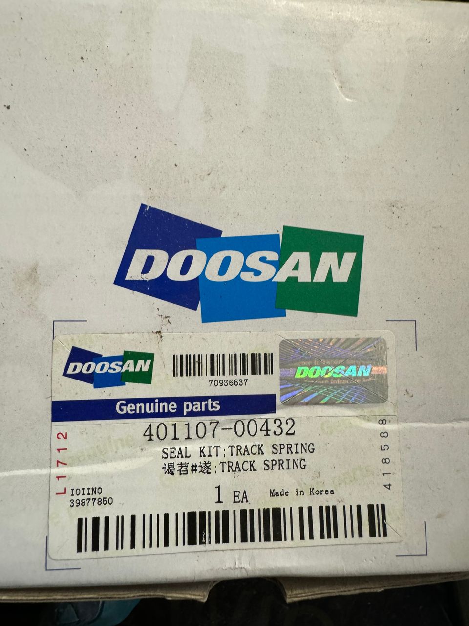 Doosan tiivistesarja