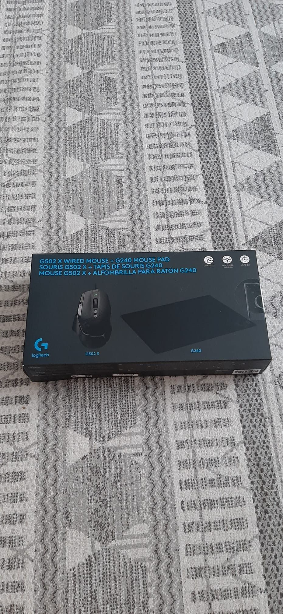 Uusi Pelihiiri Logitech 502 X ja hiirimatto G240