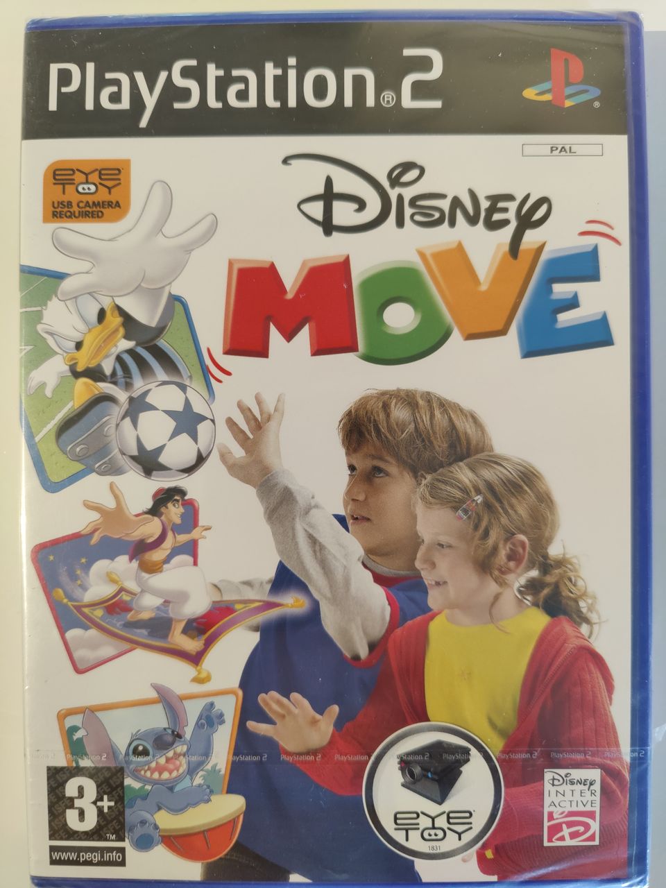 PS2 Disney Move (EyeToy) UUSI Muoveissa