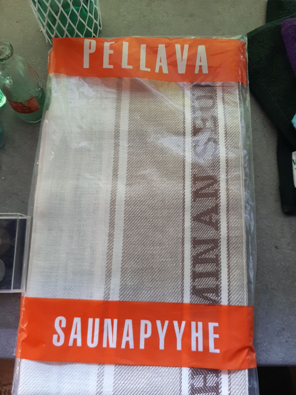 Pellava saunapyyhe