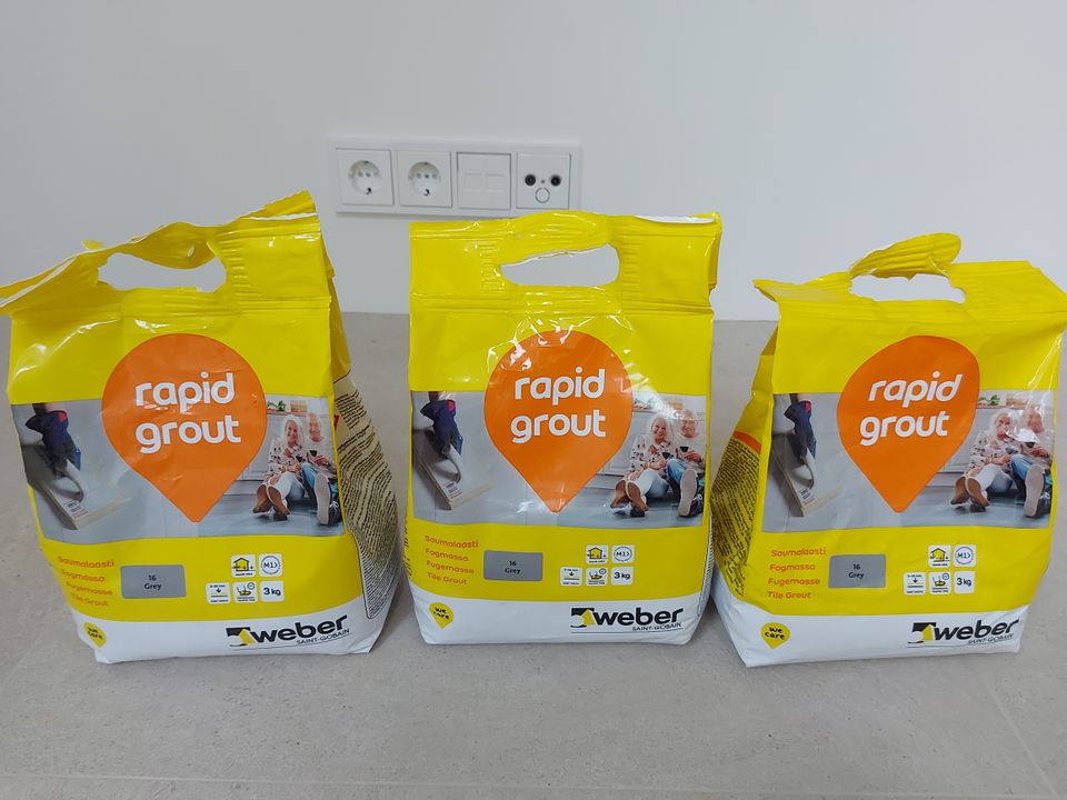 Weber Rapid Grout saumauslaasti 3 kg