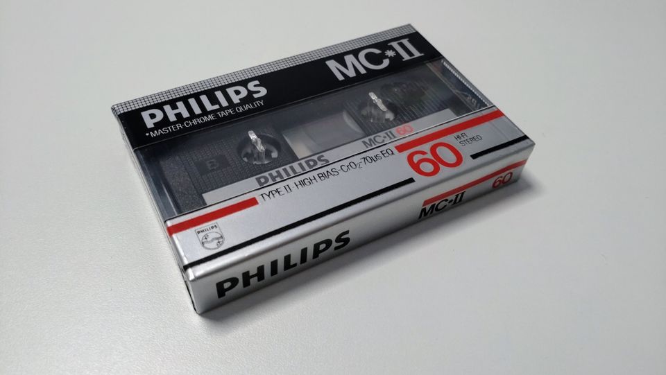 Philips MC-II 60 tyhjiä C-kasetteja (4 KPL JÄLJELLÄ)