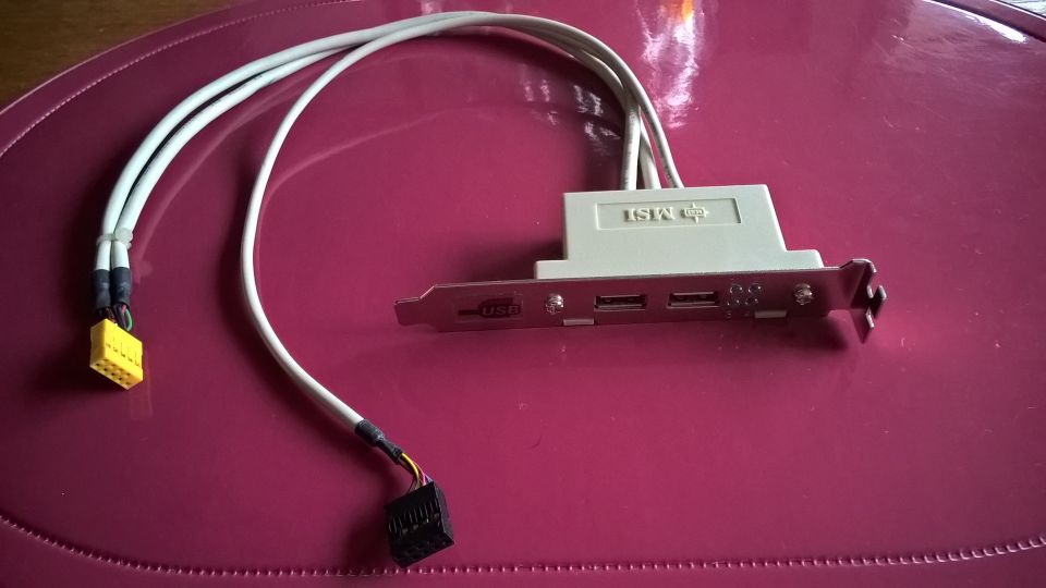 MSI 2xUSB adapteri