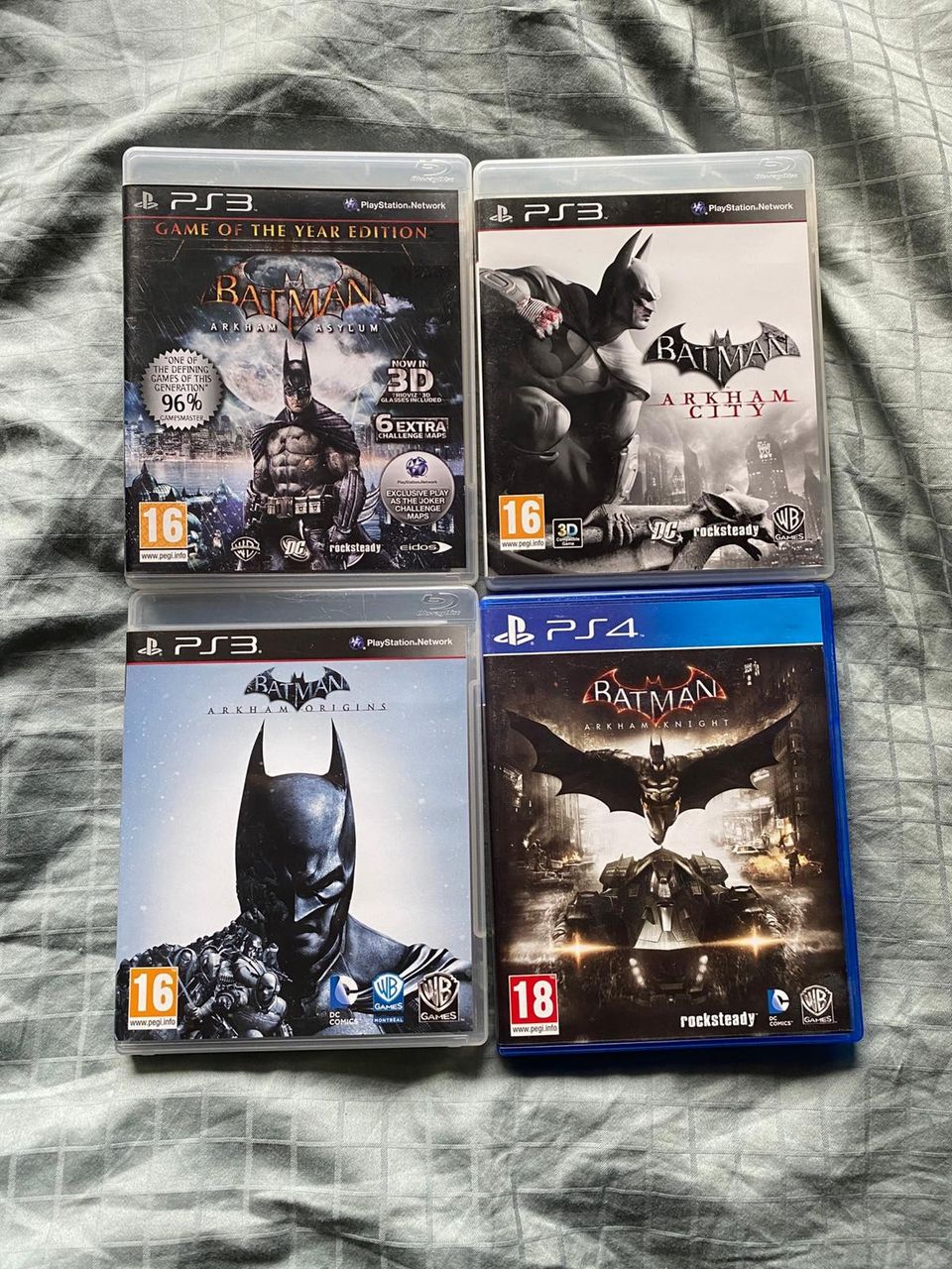 Batman PS3 ja PS4 kokoelma