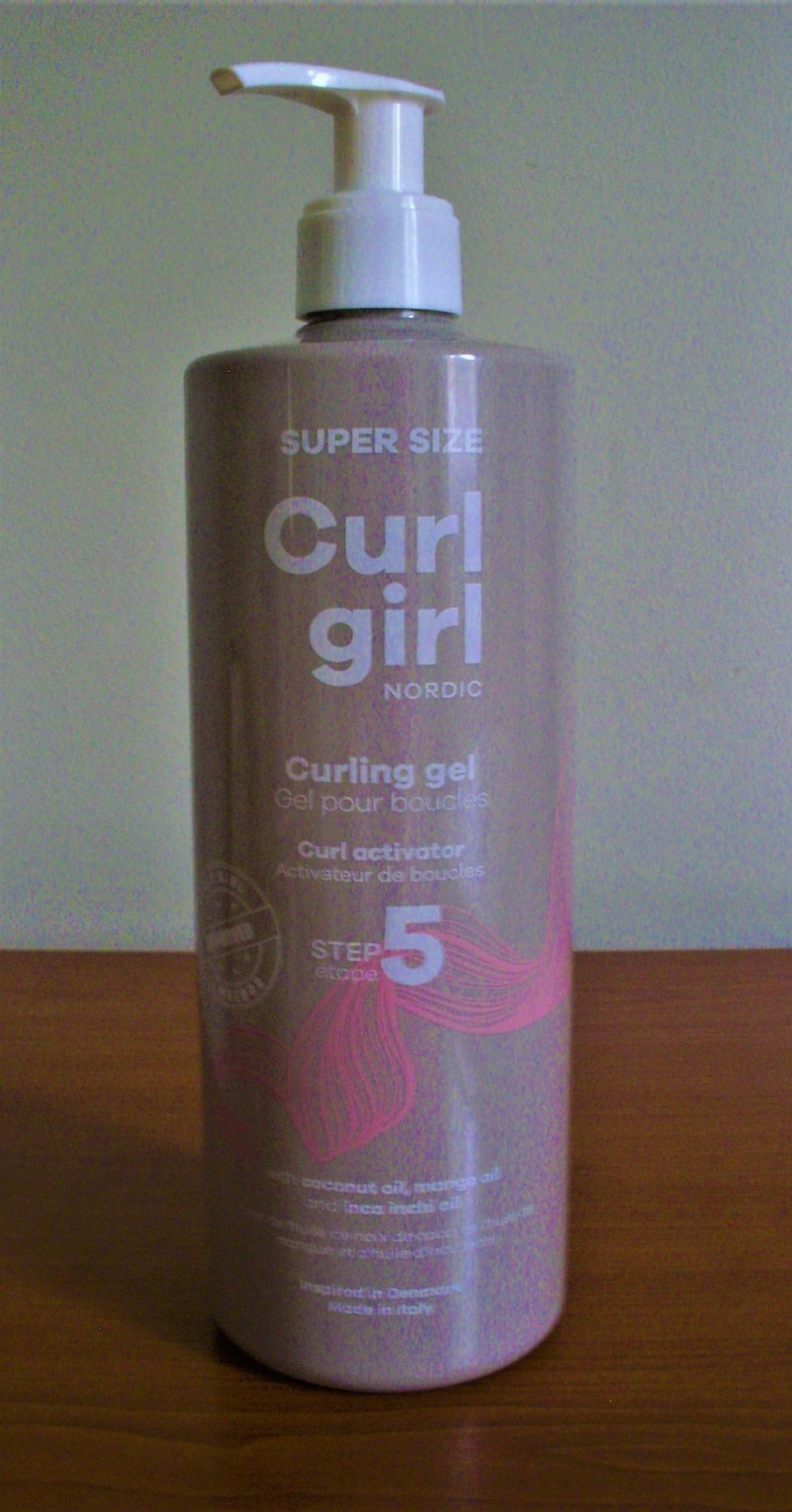 CURL GIRL NORDIC Curling gel, step 5,  SUPER SIZE 500 ml