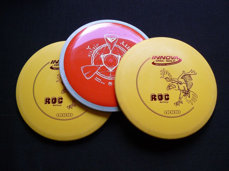 Frisbee golf setti (1 driver, 2 mid range)