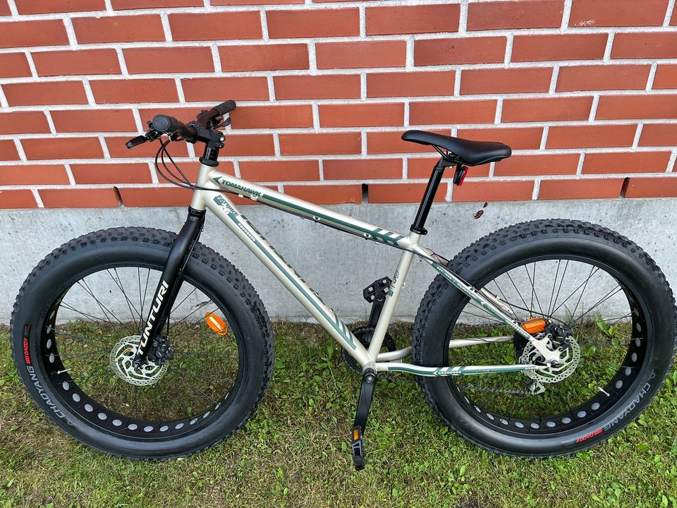 Alle 200km ajettu Tunturi Tomahawk 26" 8-v fatbike