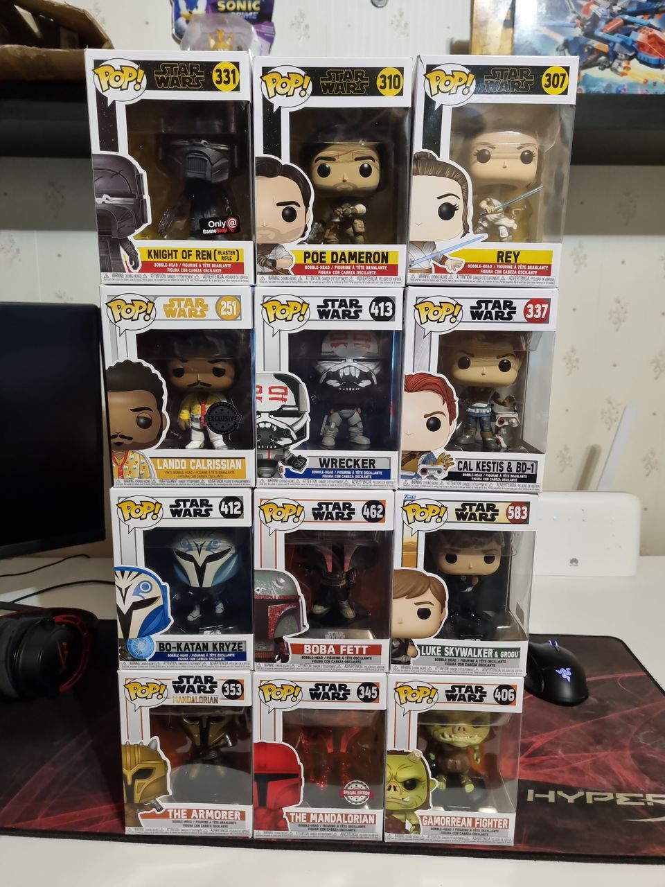 Star Wars Funko Pop figuureja