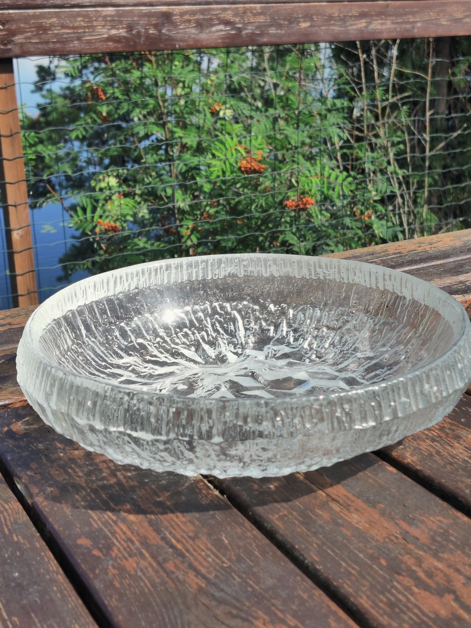 Iittala lasinen kulho, 28 cm , 2,8 kg